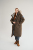 Пальто пуховое Хелен Top Arctic Goose (Женский; 46; Олива без*Меха)